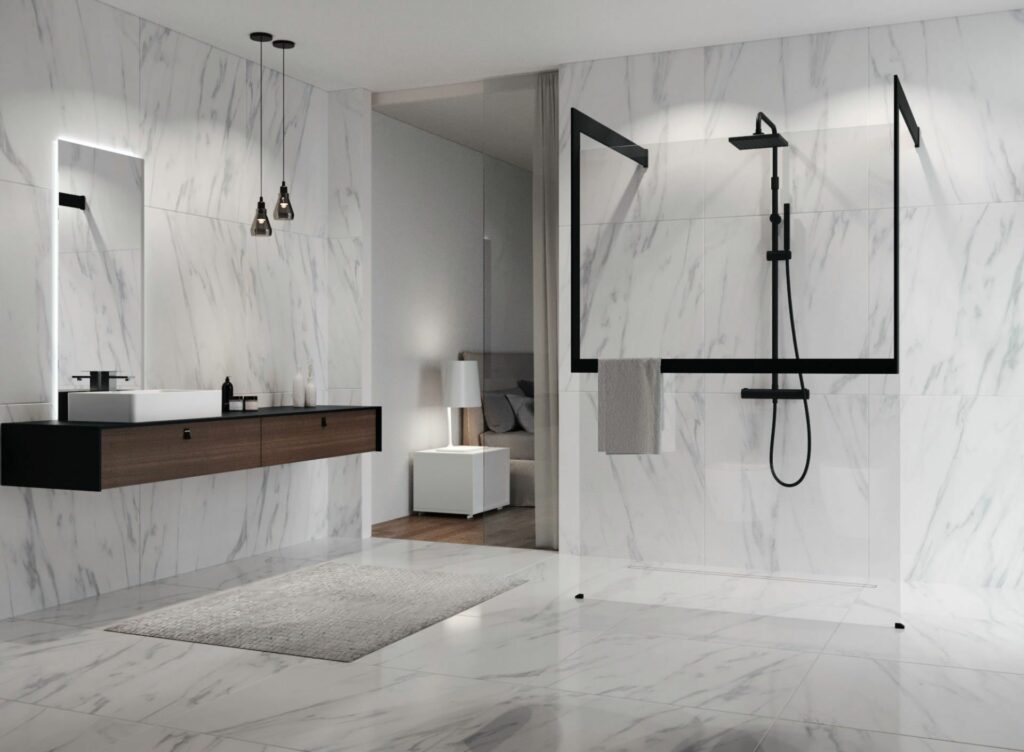 Frame Shower Wall